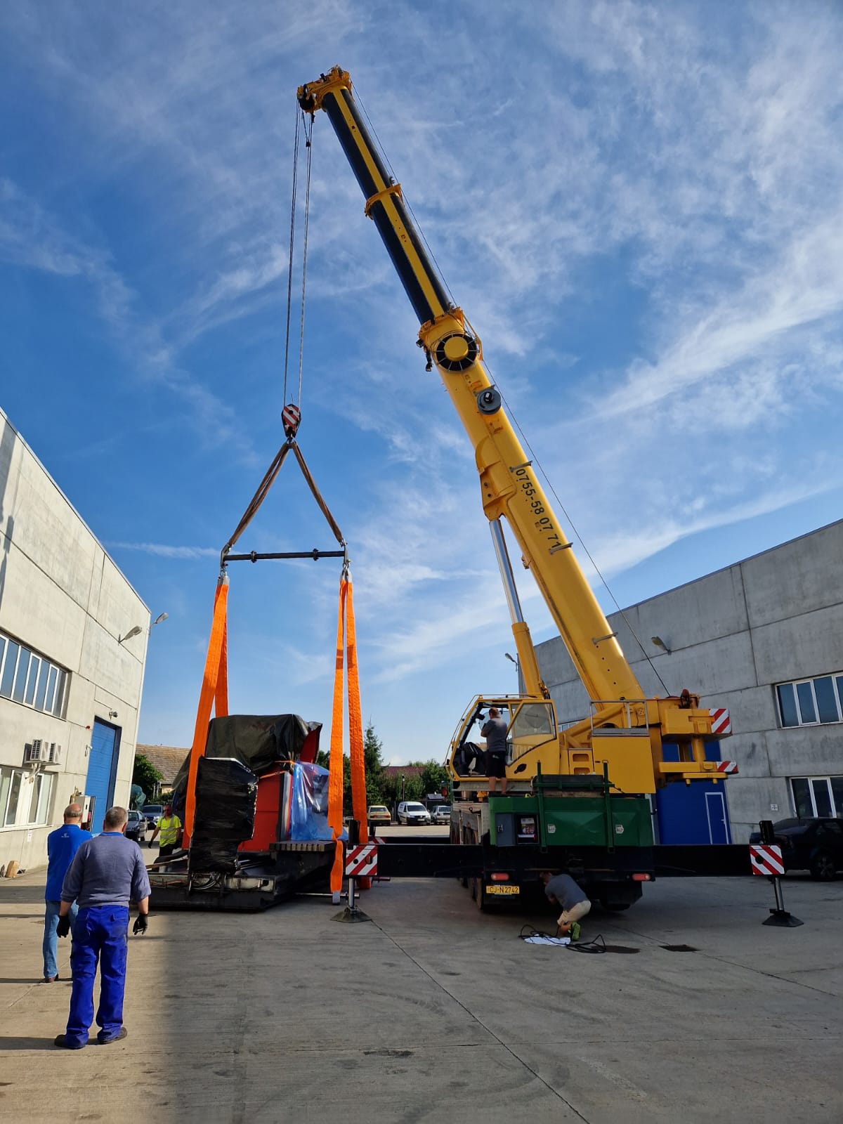 relocare utilaje industriale