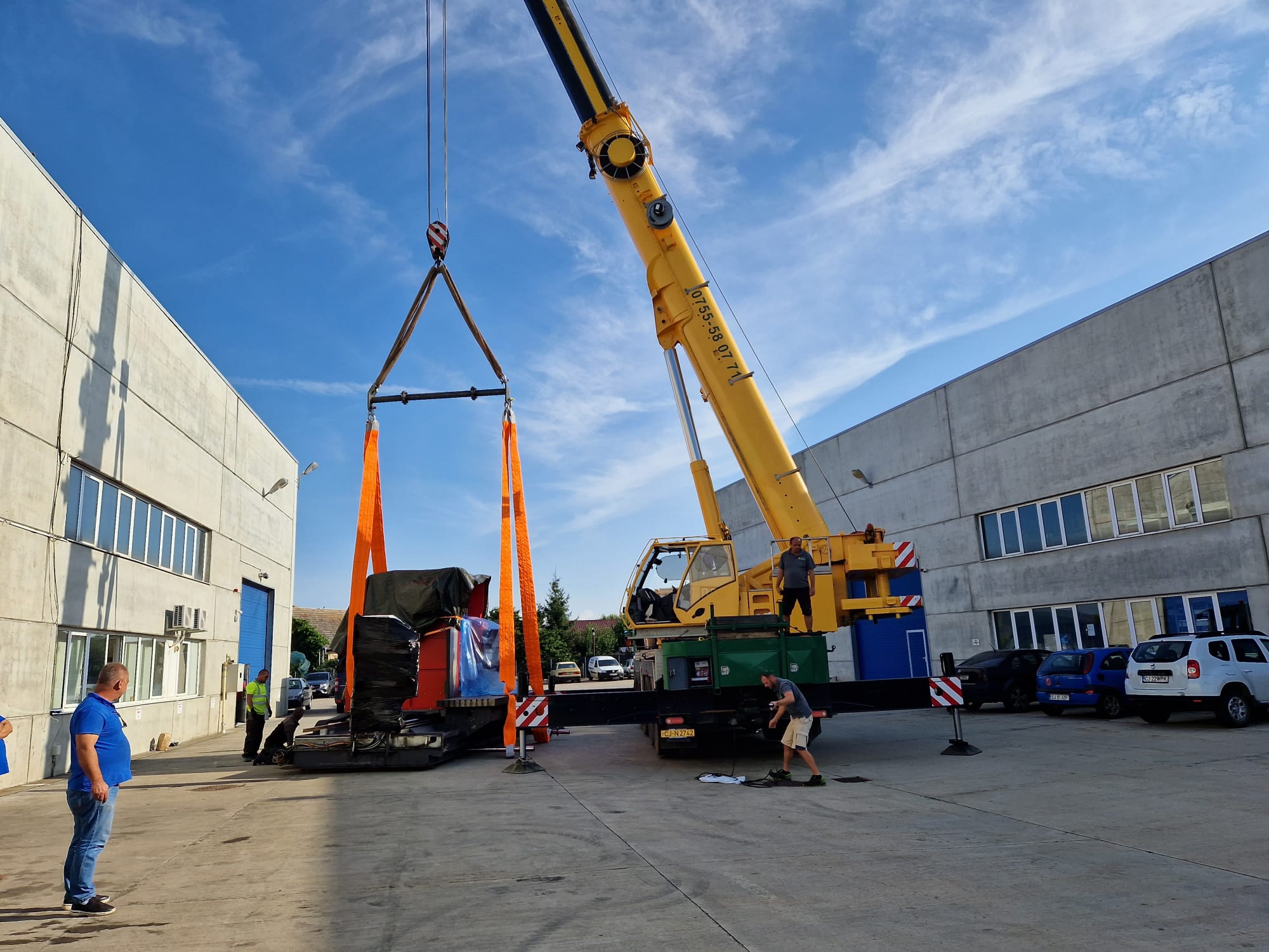 relocare utilaje industriale